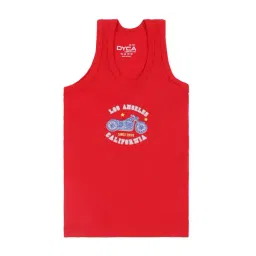Dyca Kids Multicolor Cotton Printed Vest (Pack of 3) image 4