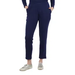 Dyca Navy Mid Rise Track Pants-picture-27