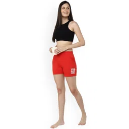DYCA Women Mid-Rise Cotton Lounge Shorts image 4
