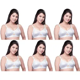 dyma Pack of 6 Women Everyday Non Padded Bra-picture-12