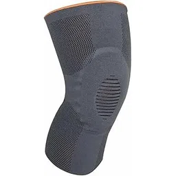 Dyna Genugrip Knee Brace-3D Knitted Knee Cap with Gel Pressure Pad-Grey (Large)…-picture-10