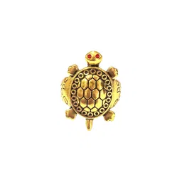 Dynamic Retail Global Tortoise Turtle Kachua Meru Ring for Men Women Boys Girl Vastu Fengshui Brass Gold Plated Ring ()-picture-24