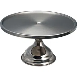 dynore Cake and Pizza Stand Stainless Steel Cake Server-picture-19