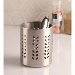 dynore Leaf Design Stainless Steel Cutlery Holder-picture-36