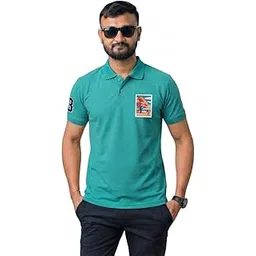 Men's Regular Fit Solid Half Sleeve Casual Polo T-Shirt-image-18