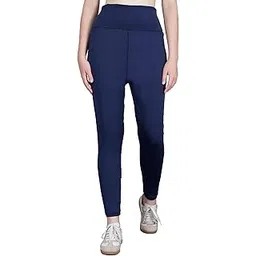 dywer Women’s Active Leggings | High-Waist Stretchable Tights with Back Pocket for Gym & Yoga-picture-32