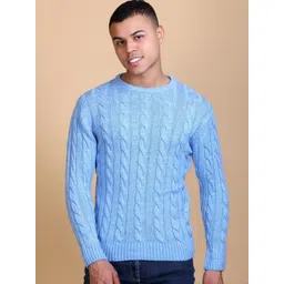 Dzant Men Cable Knit Pullover-picture-23