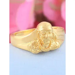 Brass Goldplated Shirdi SAI-BABA finger ring-image-38