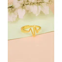 dzinetrendz Brass Micron Goldplated fashion Adjustable fingerring-picture-40
