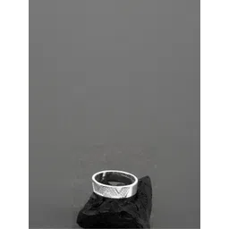 dzinetrendz Brass Silverplated Stylish Challa Fashion Fingerring-picture-11