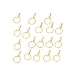 dzinetrendz Gold and Steel Rings for Keychains-picture-21