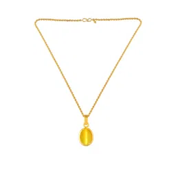DZINETRENDZ Gold-Plated Pendants &Chains-image-36