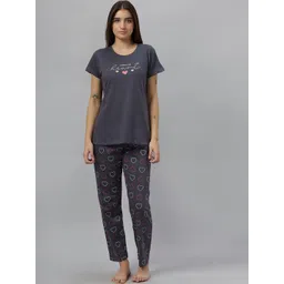 DZZO Women Printed Night suit-picture-31