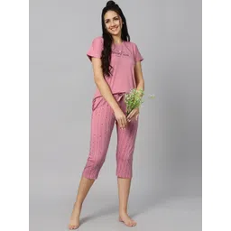 DZZO Women Printed Night suit-picture-34