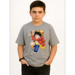 E-MAX Boys Printed Oversized T-shirt-picture-30