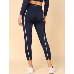 E1.88 Women Striped High Waist Pocket Tights image 5