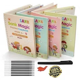 earlygenius Magic Practice Copybook Reusable Hand Writing Lettering Drawing,Alphabet,Math-picture-19