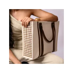 Earth Bags The Classic Box Tote Bag Brown-picture-27