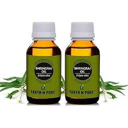 Earth N Pure Bhringraj Oil Natural & Therapeutic Grade for Hair Growth – Pack of 2 | 50 ml-picture-22