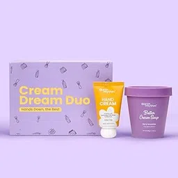 Earth Rhyhtm Cream Dream Duo | Cotton Crisp Hand Cream & Berry Smoothie Butter Cream Soap-picture-20