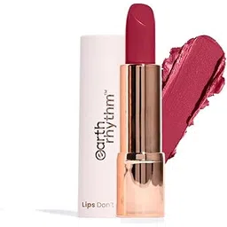 Earth Rhythm Serum Lipstick With Spf 15 - Gulabo (06), Cream | Dewy Finish, Chap Resistant, Nourishes Lips, Non Comedogenic | Infused With Apricot Oil, Rose Oil, Shea Butter 3.8 Gm-picture-31