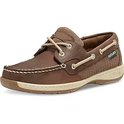 eastland Women's Solstice Boat Shoe Oxford,Bomber Brown Leather,9 W US-picture-40