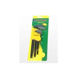 Eastman EAK-2408 Hex Allen Keys Sets-LongPattern-CRV, (Inch Size)-picture-17