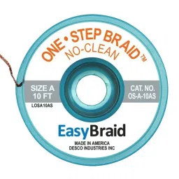 EASYBRAID Desoldering Braid, 0.025" X 10Ft, Grey, OS-A-10AS-picture-42