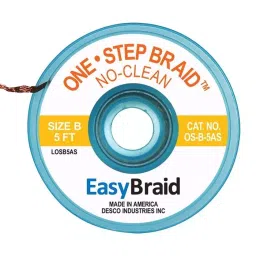 EASYBRAID Desoldering Braid, 0.05" X 5Ft, Yellow, OS-B-5AS-picture-12