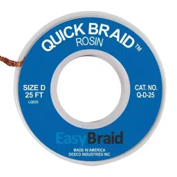 EASYBRAID Desoldering Braid, 0.1" X 25Ft, Blue, Q-D-25-picture-11