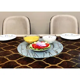 easyroot Lazy Susan for Dinning Table, Easier to Serve Coffee or Tea, Curry's (Opera-18") Clear Trivet-picture-32