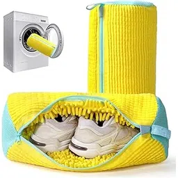 eat soya Shoe Washing Machine Bag Laundry Shoe Bag for Washer & Dryer, Reusable with Durable Zipper for Sneakers & Delicates 360° Deep Cleaning Washable Laundry Organizer Bag-AC-1073-picture-46