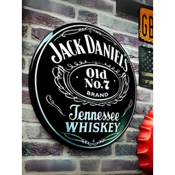 eazy wagon Black & White Metal Shield Jack Daniels Wall Hangings-picture-32