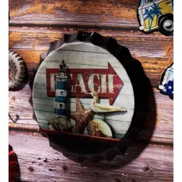 eazywagon Multicolor Metal Beach Shell Wall Decor-picture-37