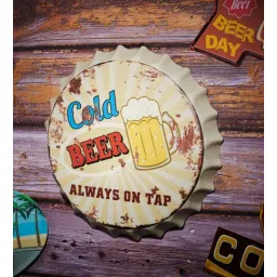 eazywagon Multicolor Metal Cold Beer On Tap Wall Decor-picture-33