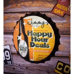 eazywagon Multicolor Metal Happy Hour Deals Wall Decor-picture-12