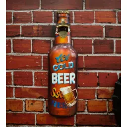 eazywagon Multicolor Metal Ice Cold Beer Sold Here Wall Decor-picture-19