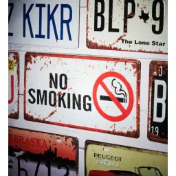 eazywagon Multicolor Metal No Smoking White Wall sticker-picture-32