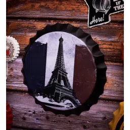 eazywagon Multicolor Metal Paris Wall Decor-picture-35