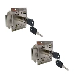 Ebco Secutek Cupboard Sliding Lock Nickel Plated Finish Metal Body for Sliding Cabinet Shutters, CSL1-25-S2 (Set of 2)-picture-28