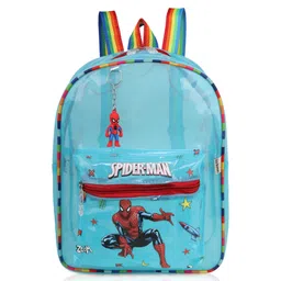 Echo Boomers Blue Jelly Backpack Lightweight, Durable & Stylish with Spider man Print - Height 13 Inches-picture-21