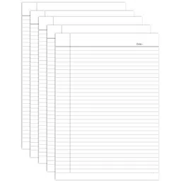 eclet A4 Size One Side Ruled white Sheet (Pack of 40 Sheets) for Project/Assignment/Practical/Homework(A4-40-white) A4 100 gsm Project Paper-picture-28