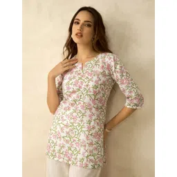 Eco Clothing Floral Printed Pure Cotton Kurti-picture-37