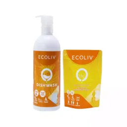 Ecoliv 1 L, 500 ml Lemon Dishwash Liquid Pack of 2-picture-40