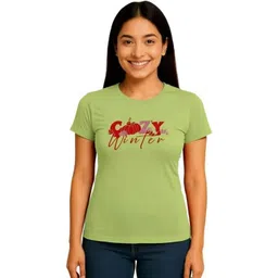 EcoLove Women Printed Dry Tech T-shirt-picture-27