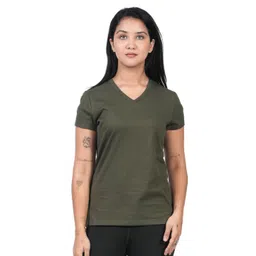 EcoLove Women V-Neck Dry Tech Cotton T-shirt-picture-30