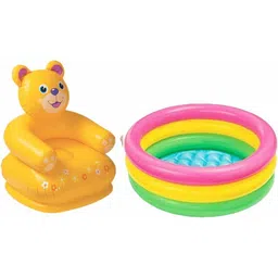 ecom bharat Combo Happy Animal Teddy Inflatable Sofa/ Chair-picture-48