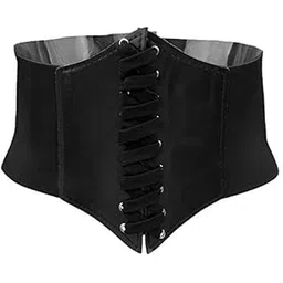 ecomistiq Womens Ladies Faux Leather Wide Elastic Buckle waist belt Black Clothing, Shoes & Accessories | Womens Accessories | Belts-picture-37