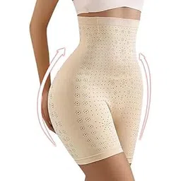 ecomnewgen 4-in-1 Shaper - Tummy, Back, Thighs, HIPS - Black/Efffective Seamless Tummy Tucker Shapewear Body Shaper Best While/for Gym Yoga Exercise Dance-picture-45