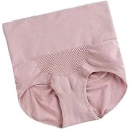 ecomnewgen Women's Cotton High Waist Full Coverage Briefs Ladies Underwear Panties Tummy Control Body Shaper (DGSHY229)-picture-50